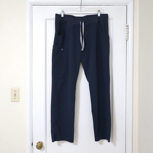 Figs Kade Cargo Blue Scrub Pants L T21004 Doctor Medical Nurse - Picture 1 of 7